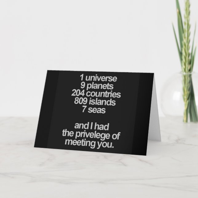 CARTES POUR FÊTES ANNUELLES *LAISSEZ-MOI VOUS MONTRER CHAQUE JOUR* VOUS AIMER  (Devant)