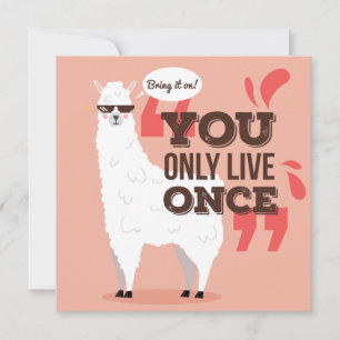 Cartes Pour Fêtes Annuelles Lama