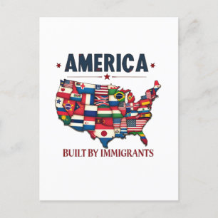Cartes Pour Fêtes Annuelles L'Amérique bâtie par les immigrants L'Amérique pat