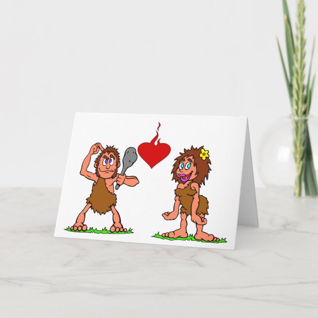 Cartes Pour Fêtes Annuelles L'amour de la grotte (Devant)