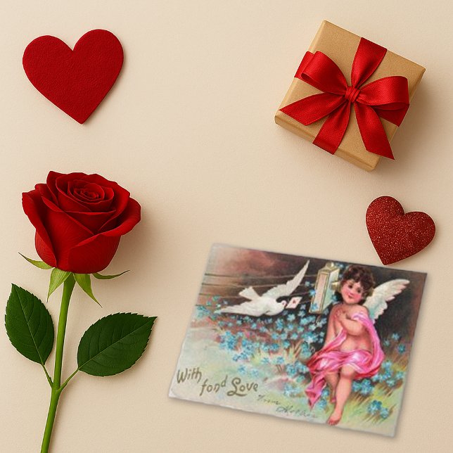 Cartes Pour Fêtes Annuelles L'amour de mère victorien (Créateur téléchargé)