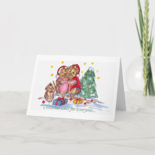 Cartes Pour Fêtes Annuelles L'amour de Noël pour tous