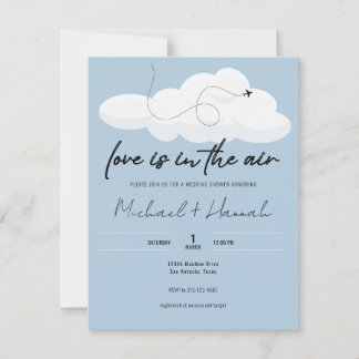 Cartes Pour Fêtes Annuelles L'amour est dans l'invitation du Wedding shower aé