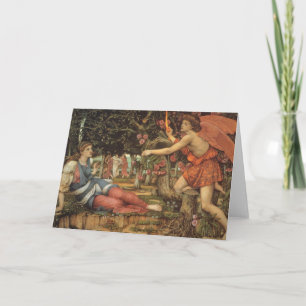 Cartes Pour Fêtes Annuelles L'Amour et le Maiden par John Stanhope