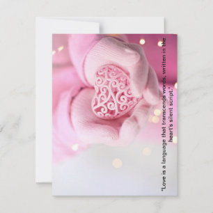 Cartes Pour Fêtes Annuelles "L'amour fleurit : Saint-Valentin moderne