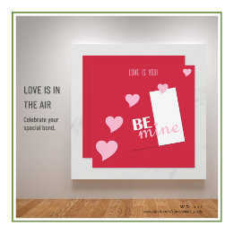 Cartes Pour Fêtes Annuelles L'amour personnalisé est vous, soyez mes coeurs Va