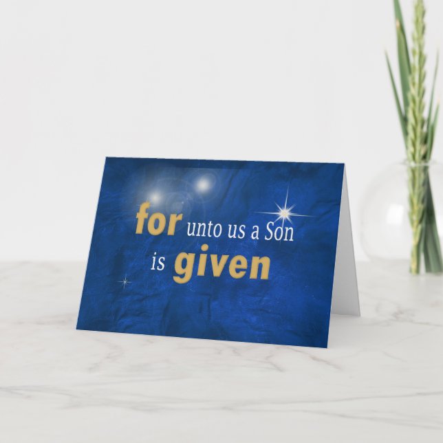 Cartes Pour Fêtes Annuelles L'amour religieux de Noël (Devant)
