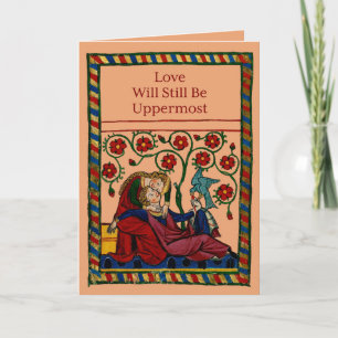 Cartes Pour Fêtes Annuelles L'amour sera toujours au-dessus de tout