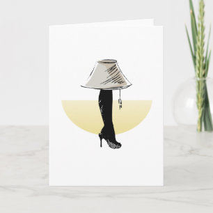 Cartes Pour Fêtes Annuelles Lampe de jambe