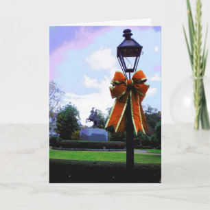 Cartes Pour Fêtes Annuelles Lampe de Noël de la Nouvelle-Orléans
