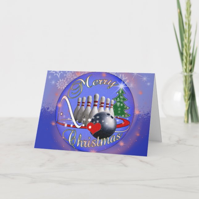 CARTES POUR FÊTES ANNUELLES LANCEUR/JOYEUX NOËL DE ROULEMENT (Devant)