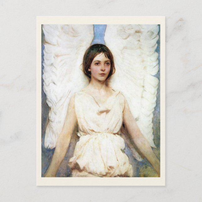 Cartes Pour Fêtes Annuelles L'ange de Thayer - Noël (Devant)