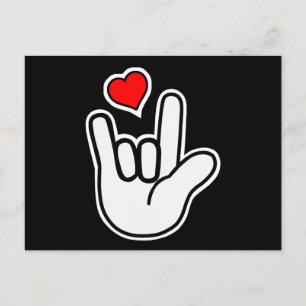 Cartes Pour Fêtes Annuelles Langue des signes I Love You Sign