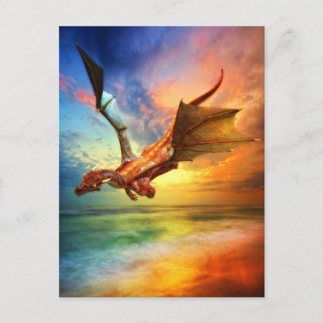 Cartes Pour Fêtes Annuelles L'année du dragon (Devant)