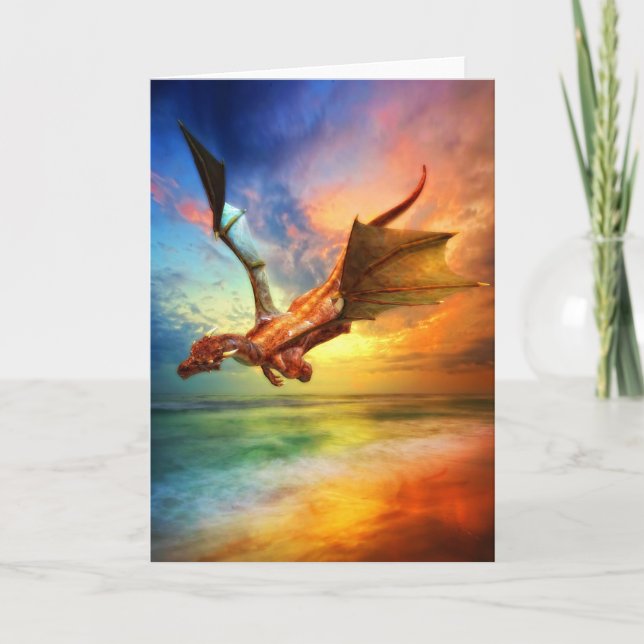 Cartes Pour Fêtes Annuelles L'année du dragon (Devant)