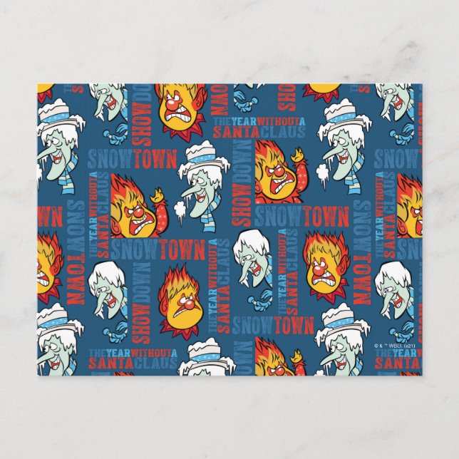 Cartes Pour Fêtes Annuelles L'ANNÉE SANS Snowtown Showdown SANTA CLAUS™ (Devant)