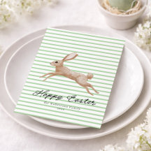 Lapin de Pâques rayé