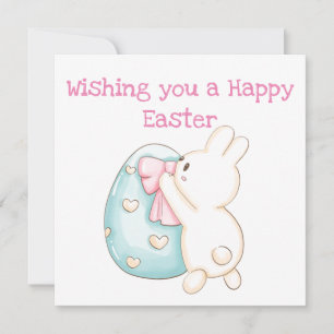 Cartes Pour Fêtes Annuelles Lapin et Oeuf de Pâques