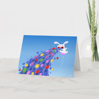 Cartes Pour Fêtes Annuelles Lapin Puking