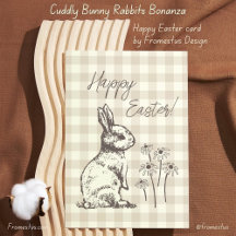 Lapins de Bonanza Bunny Câlins - Joyeuses Pâques.