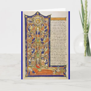 Cartes Pour Fêtes Annuelles L'arbre de Jesse