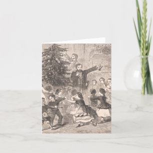 Cartes Pour Fêtes Annuelles L'arbre de Noël   Winslow Homer