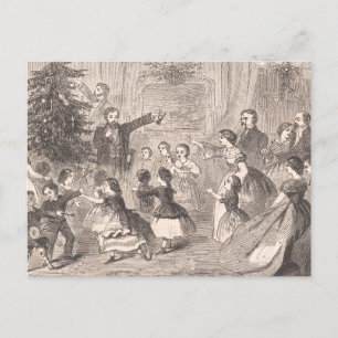 Cartes Pour Fêtes Annuelles L'arbre de Noël   Winslow Homer