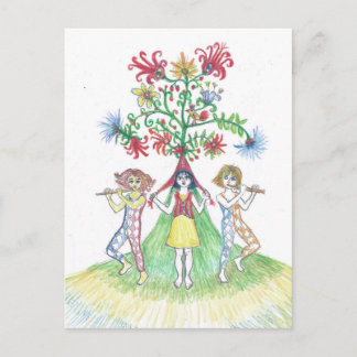 Cartes Pour Fêtes Annuelles L'Arbre Fantaisiste