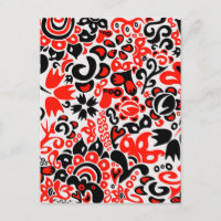 L'art populaire ukrainien motif floral abstact