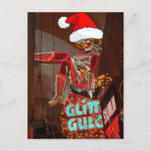 Cartes Pour Fêtes Annuelles Las Vegas Parties scintillant Gulch Noël