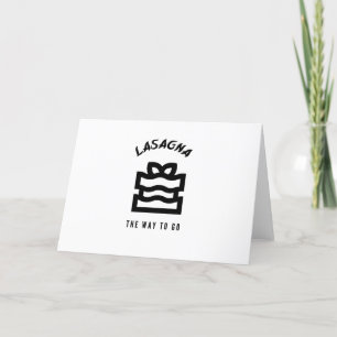 Cartes Pour Fêtes Annuelles Lasagna le chemin