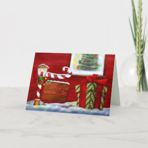 Cartes Pour Fêtes Annuelles L'atelier Christmas Whimsey AJOUTER PHOTO