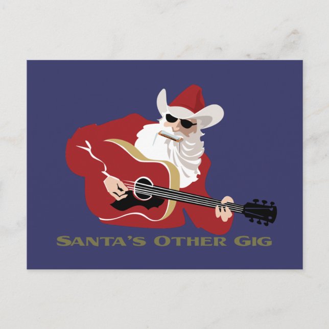 Cartes Pour Fêtes Annuelles L'autre yole de Père Noël (Devant)
