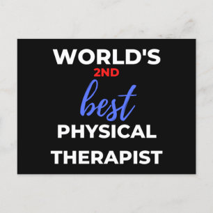 Cartes Pour Fêtes Annuelles Le 2ème meilleur physiothérapeute du monde