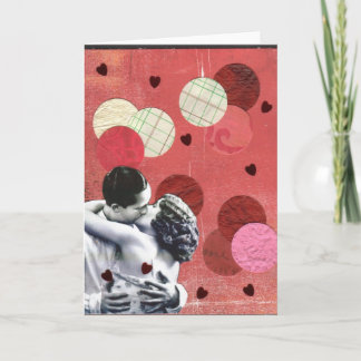 Cartes Pour Fêtes Annuelles Le baiser