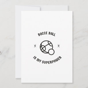 Cartes Pour Fêtes Annuelles Le ballon de bascule est ma superpuissance
