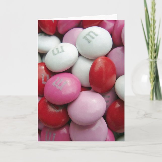 Cartes Pour Fêtes Annuelles Le bonbon de Saint-Valentin (Devant)
