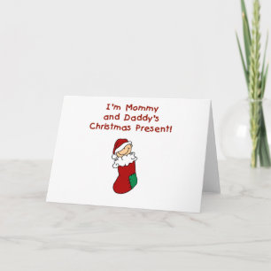 Cartes Pour Fêtes Annuelles Le cadeau de Noël de maman et papa