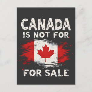 Cartes Pour Fêtes Annuelles Le Canada n'est pas à vendre Trump Président