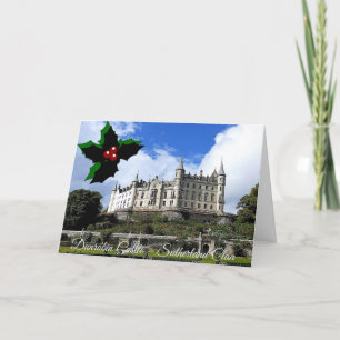 Cartes Pour Fêtes Annuelles Le château de Dunrobin du Clan Sutherland Holly
