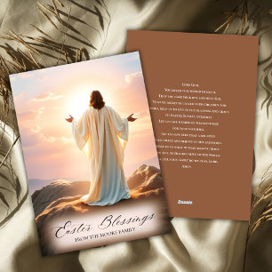 Cartes Pour Fêtes Annuelles Le Christ Catholique De Pâques Est Ressuscité Pasc