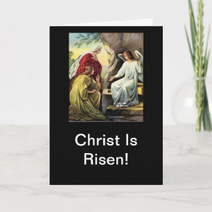 Cartes Pour Fêtes Annuelles Le Christ est levé, sûrement il est levé