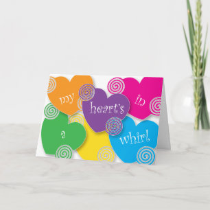 Cartes Pour Fêtes Annuelles Le coeur en pleine Saint-Valentin