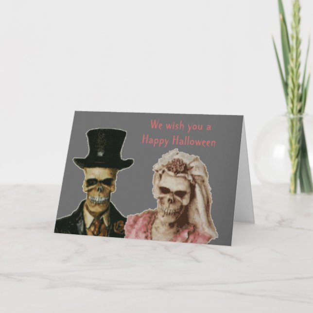 Cartes Pour Fêtes Annuelles Le couple heureux (Devant)