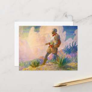 Cartes Pour Fêtes Annuelles Le découvreur de Newell Convers Wyeth