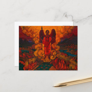 Cartes Pour Fêtes Annuelles Le Dernier ange de Nicholas Roerich
