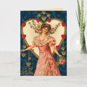 Cartes Pour Fêtes Annuelles Le désir victorien du coeur