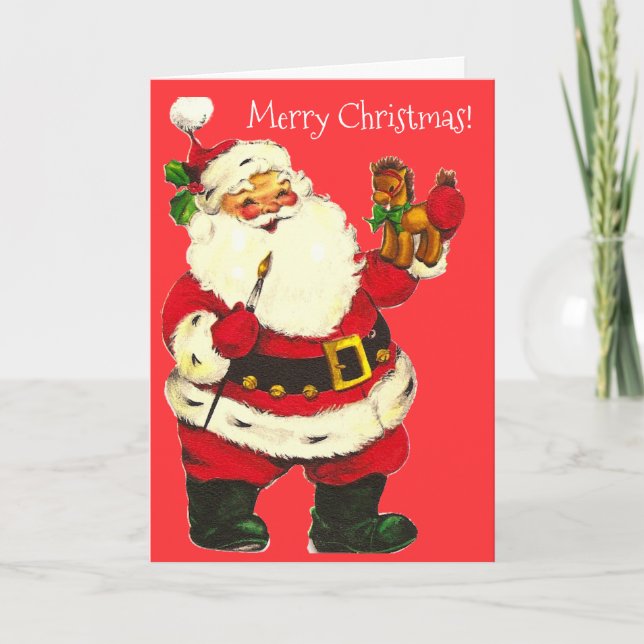 Cartes Pour Fêtes Annuelles Le fabricant de jouets Jolly (Devant)