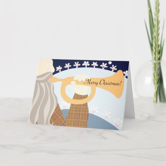 Cartes Pour Fêtes Annuelles Le Fox, Joyeux Noël ! (Devant)