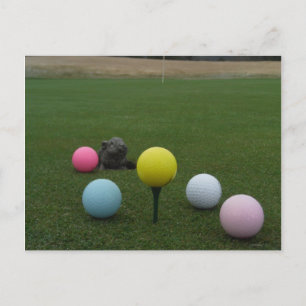 Cartes Pour Fêtes Annuelles Le golf de Pâques